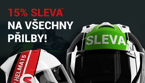 Sleva na helmy 2021!