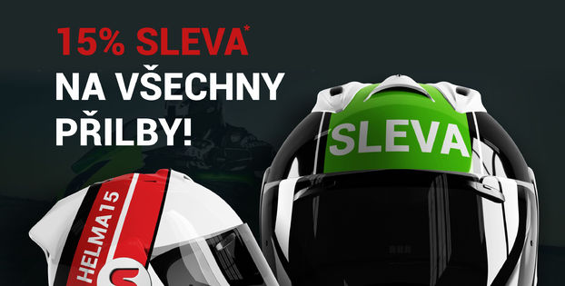 Sleva na helmy 2021!