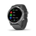 Garmin vívoactive4 Silver, Gray Band