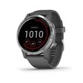Garmin vívoactive4 Silver, Gray Band