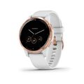 Garmin vívoactive4S RoseGold, White Band