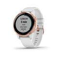 Garmin vívoactive4S RoseGold, White Band