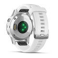 Garmin fenix5S Plus Sapphire White, White Band