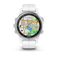 Garmin fenix5S Plus Sapphire White, White Band