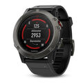Garmin fenix5X Sapphire Gray Optic, Black band