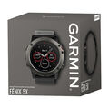 Garmin fenix5X Sapphire Gray Optic, Black band