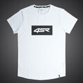 Tričko 4SR Logo Carbon White