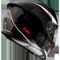 Helma Axxis Racer GP Carbon Spike, lesklá perleťová bílá