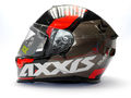 Helma Axxis Eagle SV Diagon D1, červená lesklá