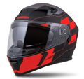 Helma Cassida Integral 3.0 Roxor černá matná-červená fluo-šedá