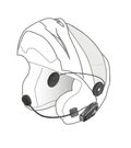 Bluetooth Handsfree CellularLine Interphone U-COM8R, Twin Pack Bluetooth Handsfree CellularLine Interphone U-COM8R, Twin Pack