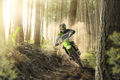 Motocykl Kawasaki KX450X s SPZ / zelená / 2022