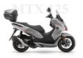 Skútr QJMOTOR MTX 125 - šedo / červený Skútr QJMOTOR MTX 125 - šedo / červený
