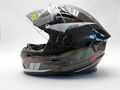 Helma Axxis Racer GP Carbon Spike, lesklá perleťová bílá