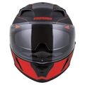 Helma Cassida Integral 3.0 Roxor černá matná-červená fluo-šedá