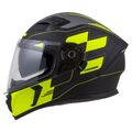 Helma Cassida Integral 3.0 Roxor černá matná-žlutá fluo-šedá