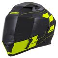 Helma Cassida Integral 3.0 Roxor černá matná-žlutá fluo-šedá