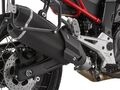 Motocykl QJMOTOR SRT 600SX - šedá s červeným pruhem - sada kufrů zdarma