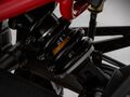 Motocykl QJMOTOR SRT 600SX - šedá s červeným pruhem - sada kufrů zdarma