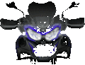 Motocykl QJMOTOR SRT 800SX - modrá
