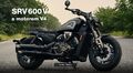 Motocykl QJMOTOR SRV 600V - černá
