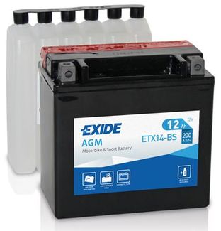 Baterie Exide ETX14-BS Baterie Exide ETX14-BS