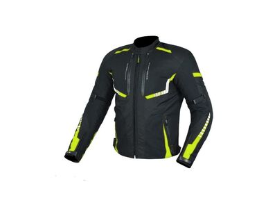 Bunda Maxx textilní černo/žlutá AT2119