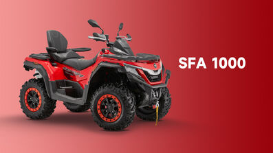 Čtyřkolka QJMOTOR SFA 1000 - červená