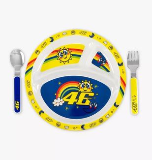 Dětská jídelní sada Valentino Rossi Sun&Moon 433003