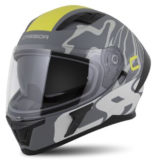 Helma Cassida Orbit Multivers šedá mátná-světle šedá-žlutá fluo-černá
