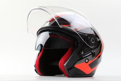 Helma Maxx černo-oranžová otevřená OF878