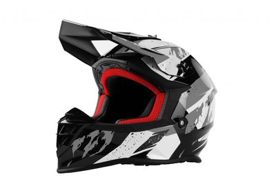 Helma Maxx Cross černo-bílo-stříbrná MX633
