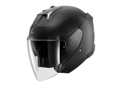 Helma Shark Skwal 3 JET BLANK MAT, KMA