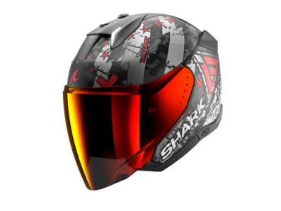 Helma Shark Skwal 3 JET HELLCAT MAT, KUR