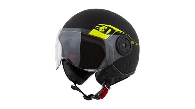 Helma Zed černo/žlutá matná otevřená C30