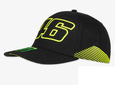 Kšiltovka VR46 Monster černo/fluo žlutá 530504