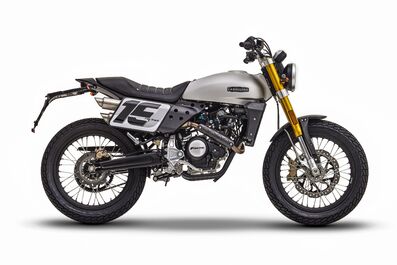 Motocykl Fantic Caballero 125 Flat Track- stříbrná / 2023 Motocykl Fantic Caballero 125 Flat Track- stříbrná / 2023