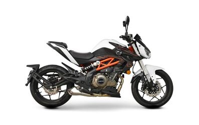 Motocykl QJMOTOR SRK 400 - bílá Motocykl QJMOTOR SRK 400 - bílá