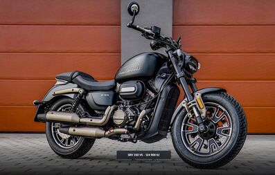 Motocykl QJMOTOR SRV 350 VS - černá Motocykl QJMOTOR SRV 350 VS - černá