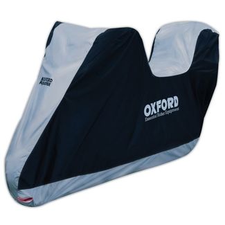 Plachta na moto Oxford  Aquatex s prostorem na kufr vel. S