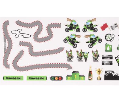 Samolepky na zeď Kawasaki