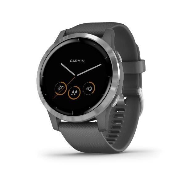 Garmin vívoactive4 Silver, Gray Band