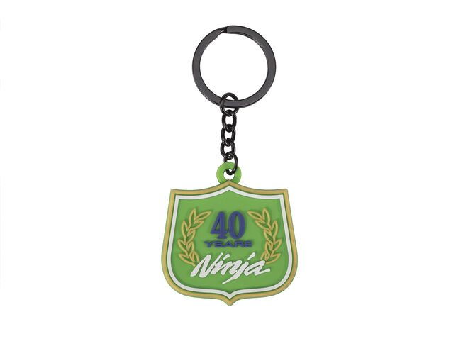 Přívěsek na klíče s logem 40 let Ninja - zelená