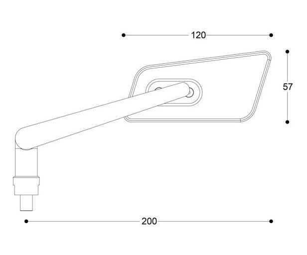 Zrcátka Barracuda SKIN - zlatá Zrcátka Barracuda SKIN - zlatá