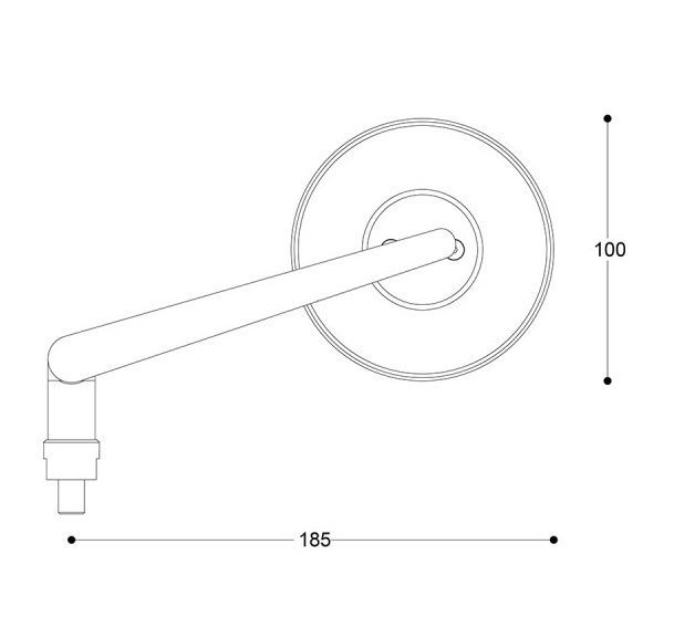 Zrcátka Barracuda SKIN-S - zlatá Zrcátka Barracuda SKIN-S - zlatá