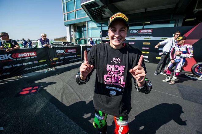 Tričko Kawasaki Ana Carrasco World Champion