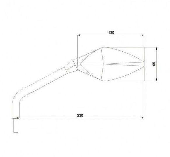 Zrcátka Barracuda STREET INDICATOR - barevná Zrcátka Barracuda STREET INDICATOR - barevná
