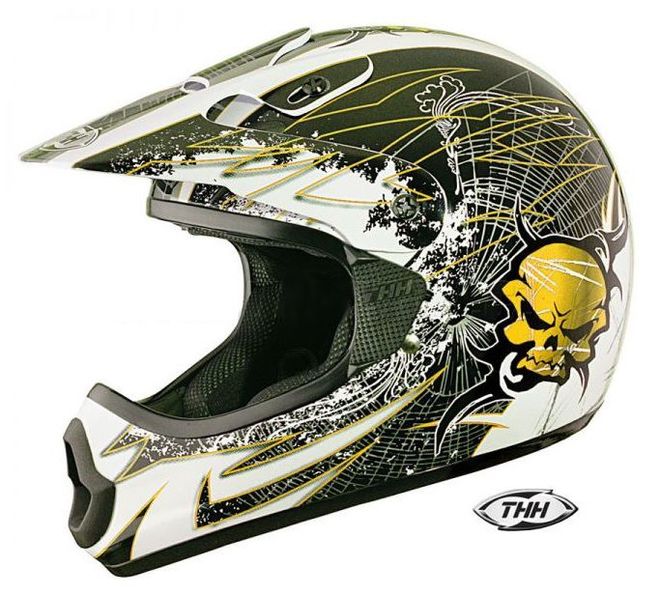 Helma THH TX-10 Skull – žlutá