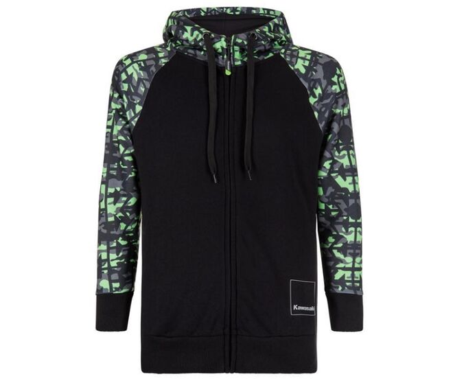 Pánská mikina CAMO s kapucí Kawasaki