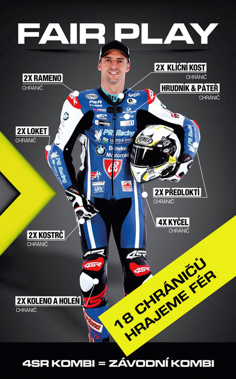 Kombinéza 4SR Racing Neon AR Kombinéza 4SR Racing Neon AR